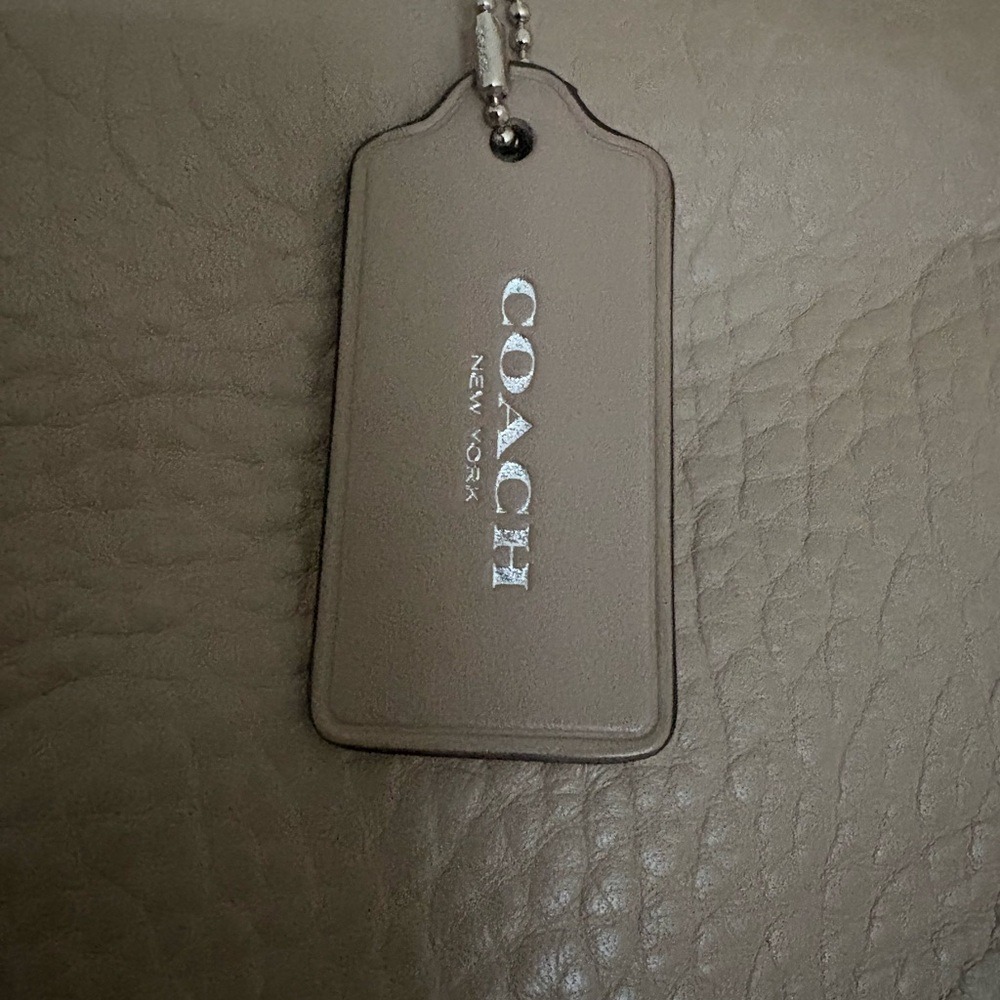Coach Pebbled Leather Satchel | Latte Cocoa Neutral- Like New - Picture 12 of 14